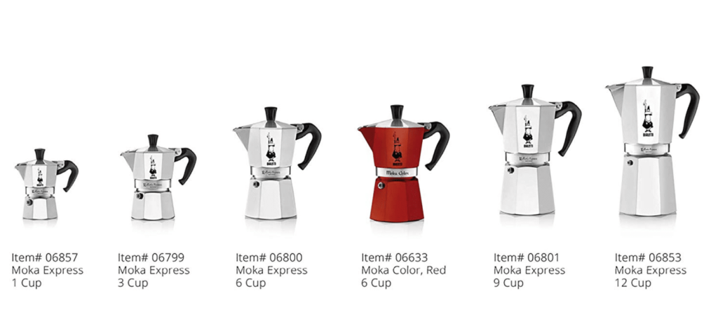 Bialetti 06800 Moka stove top coffee maker