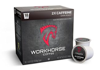 Workhorse Coffee Single Serve K-Cup double caffeine
