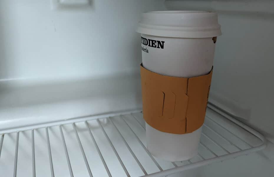 refrigerating coffee