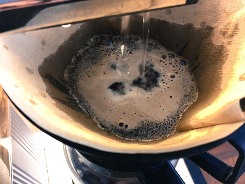 photo of coffee making